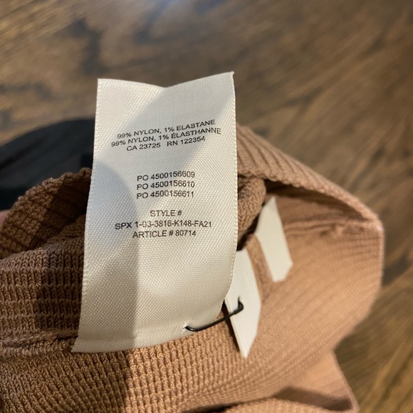 NWOT babaton brown knit tank - size S - Picture 3 of 5